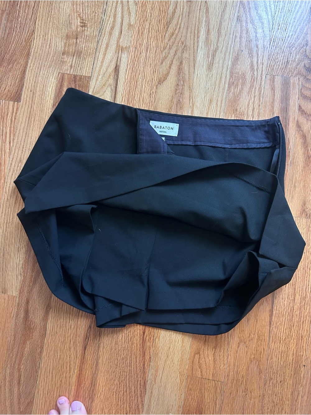 Babaton Black High-Rise Mini Skort - Picture 6 of 6